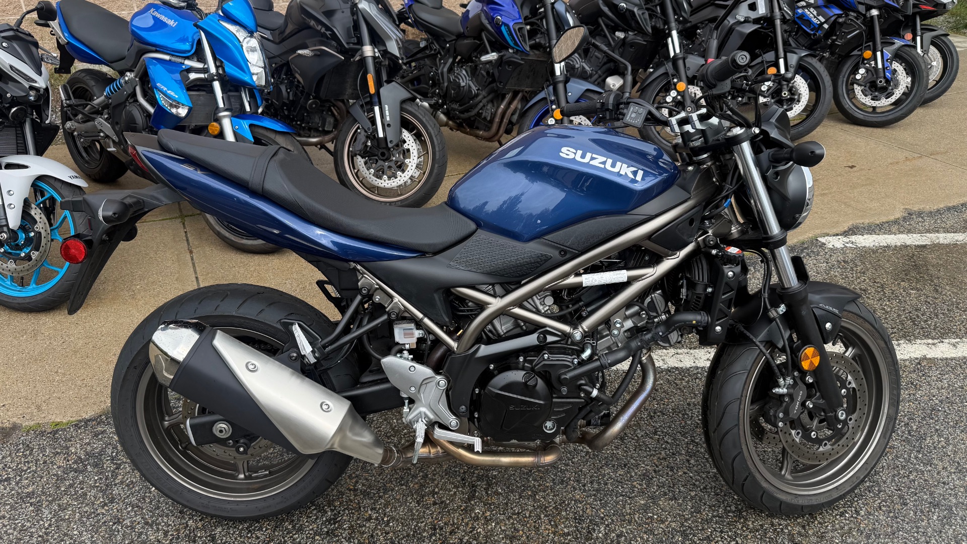 SUZUKI SV650 メーターABS Used 2023 Suzuki SV650 ABS Metallic Reflective Blue Motorcycles