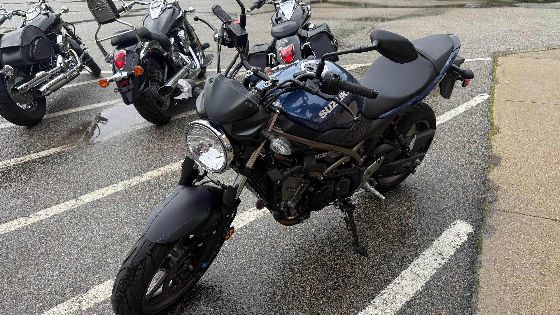 Used 2023 Suzuki SV650 ABS Metallic Reflective Blue Motorcycles