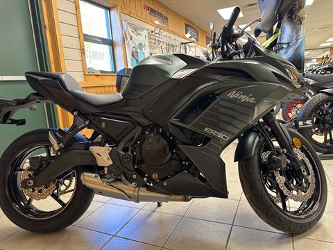 New 2025 Kawasaki Ninja® 650 ABS Metallic Matte Old School Green