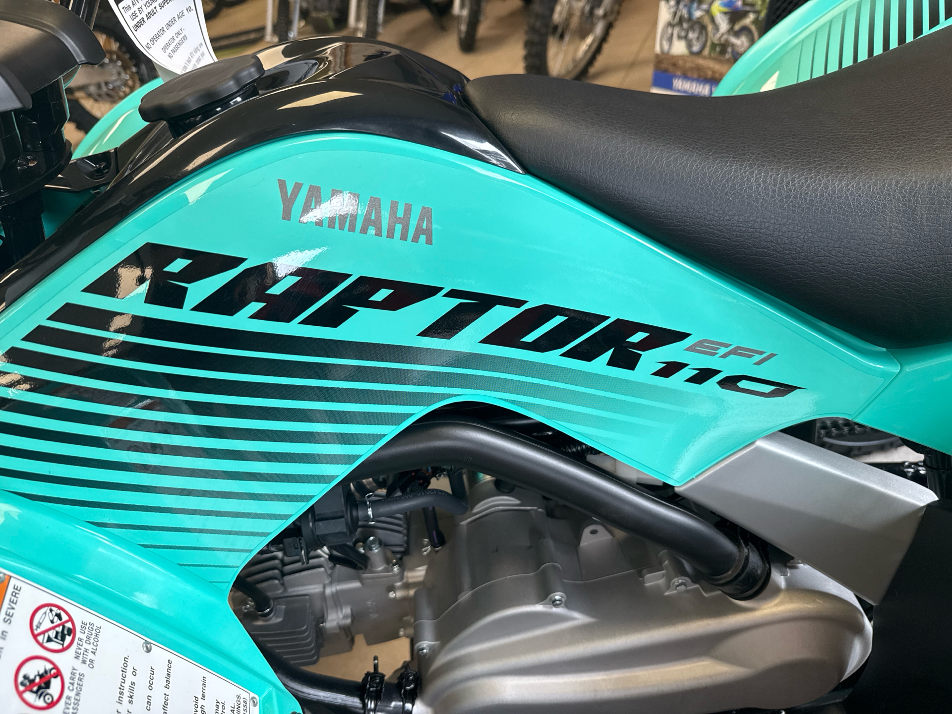 2025 Yamaha Raptor 110 in Topsham, Maine - Photo 8