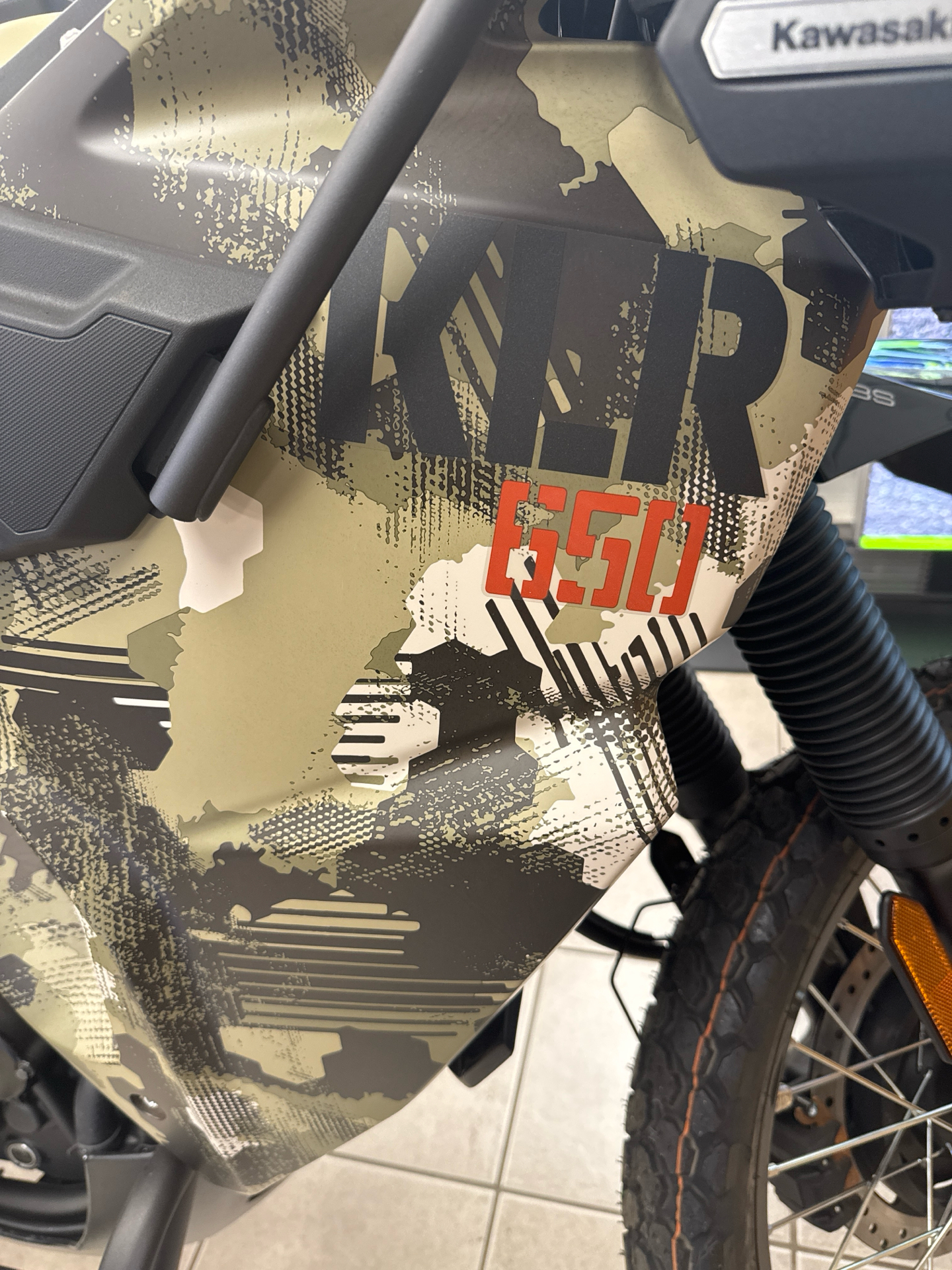 2025 Kawasaki KLR 650 Adventure ABS in Topsham, Maine - Photo 3