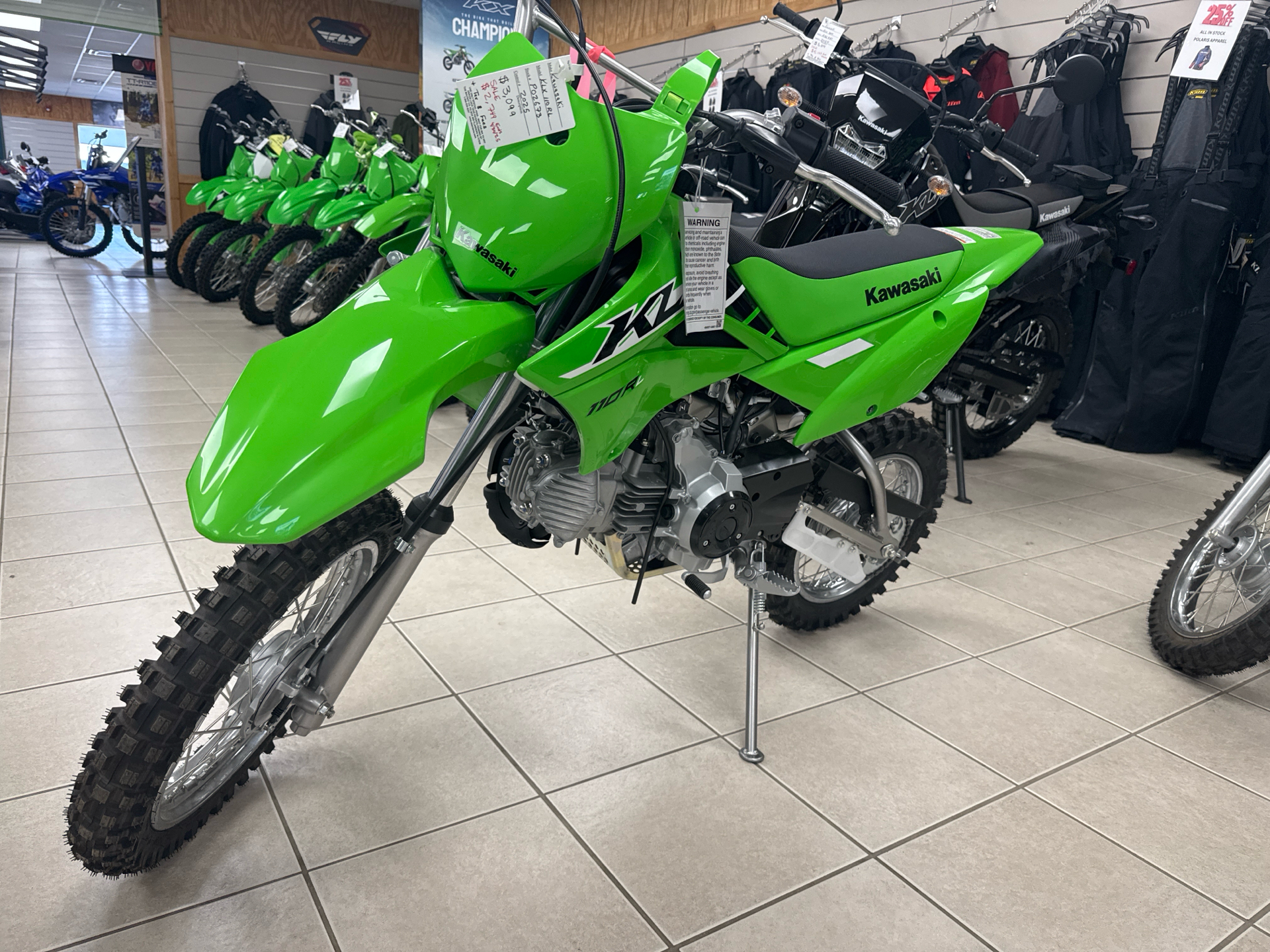 2025 Kawasaki KLX 110R L in Topsham, Maine - Photo 1