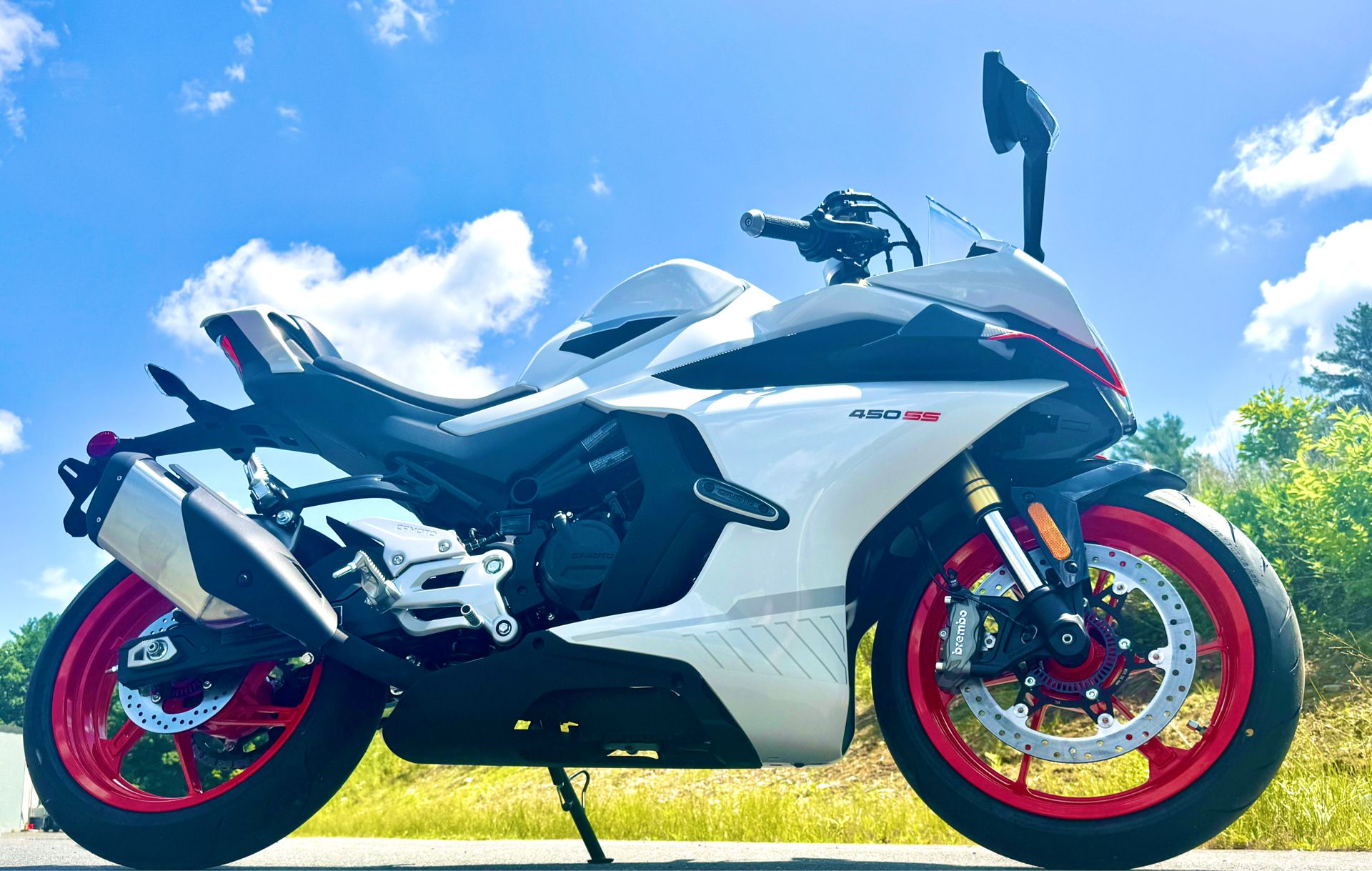 2025 CFMOTO 450SS in Topsham, Maine - Photo 13