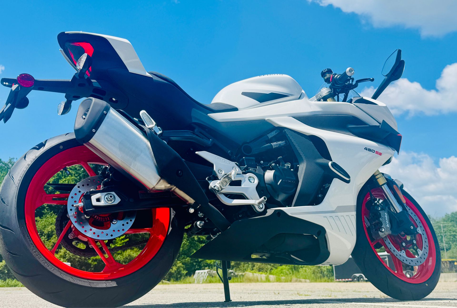 2025 CFMOTO 450SS in Topsham, Maine - Photo 9