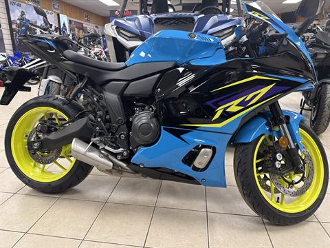 New 2026 Yamaha YZF-R7 Breaker Cyan / Raven Motorcycles For Sale
