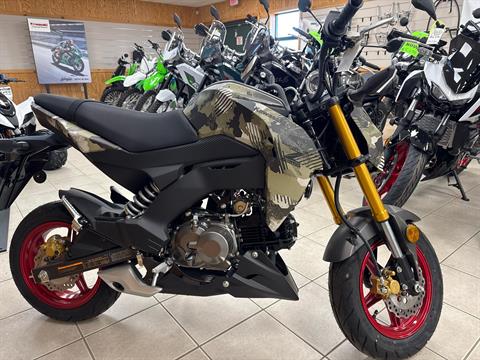 New 2025 Kawasaki Z125 Pro Cypher Camo Beige Motorcycles For Sale