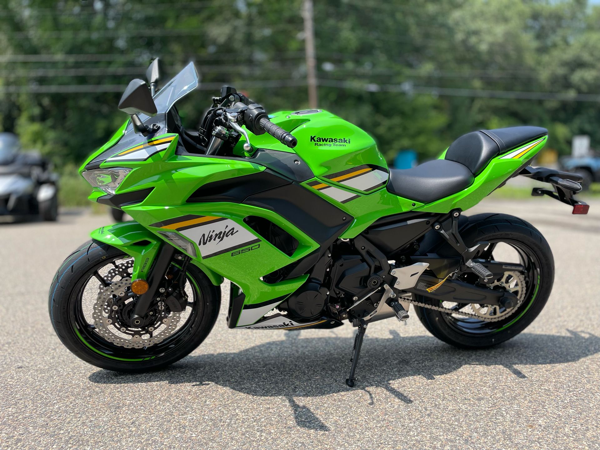 New 2025 Kawasaki Ninja 650 KRT Edition ABS Lime Green / Ebony