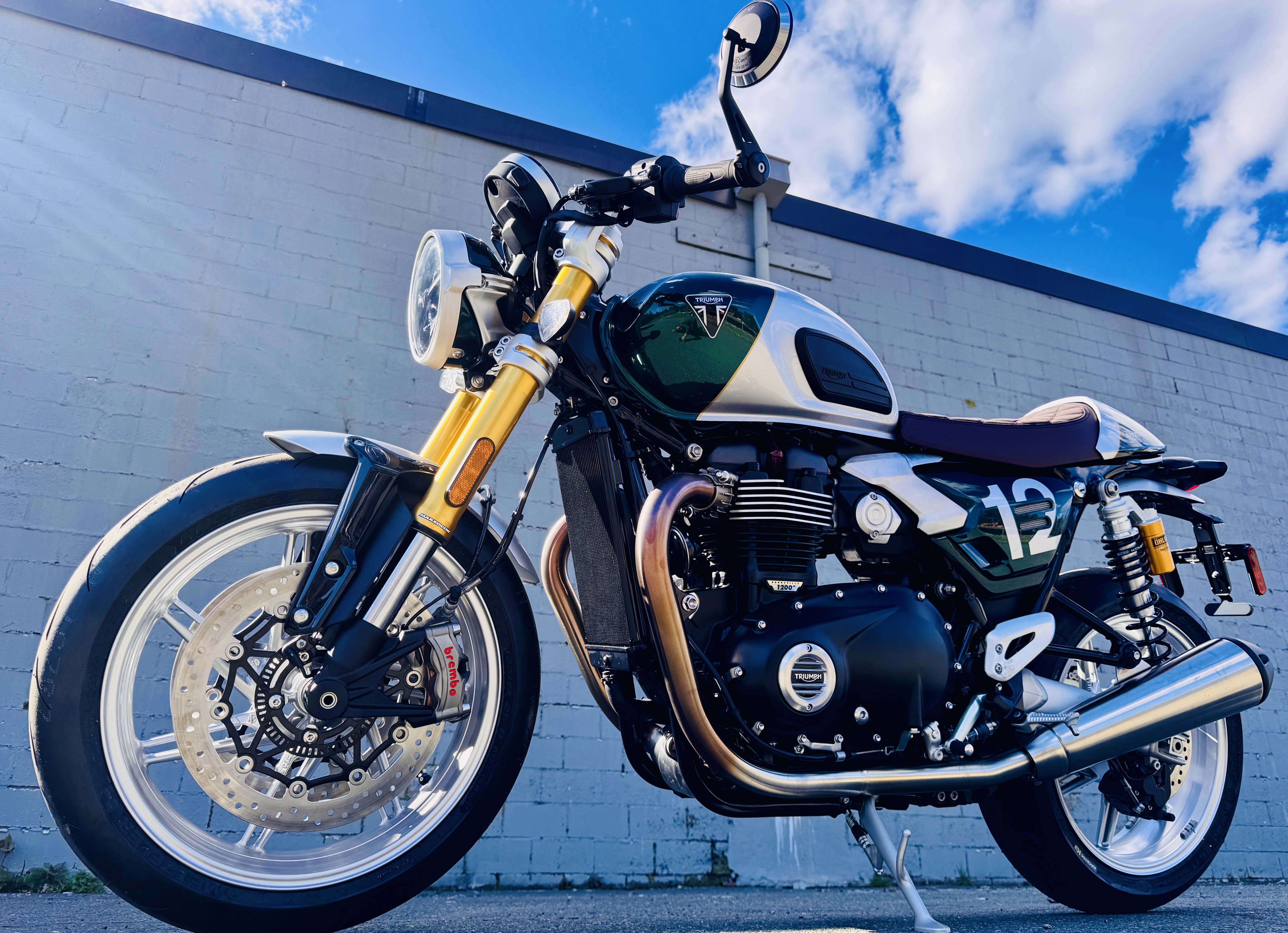 New 2027 Triumph Speed Twin 1200 Cafe Racer Edition Aluminium