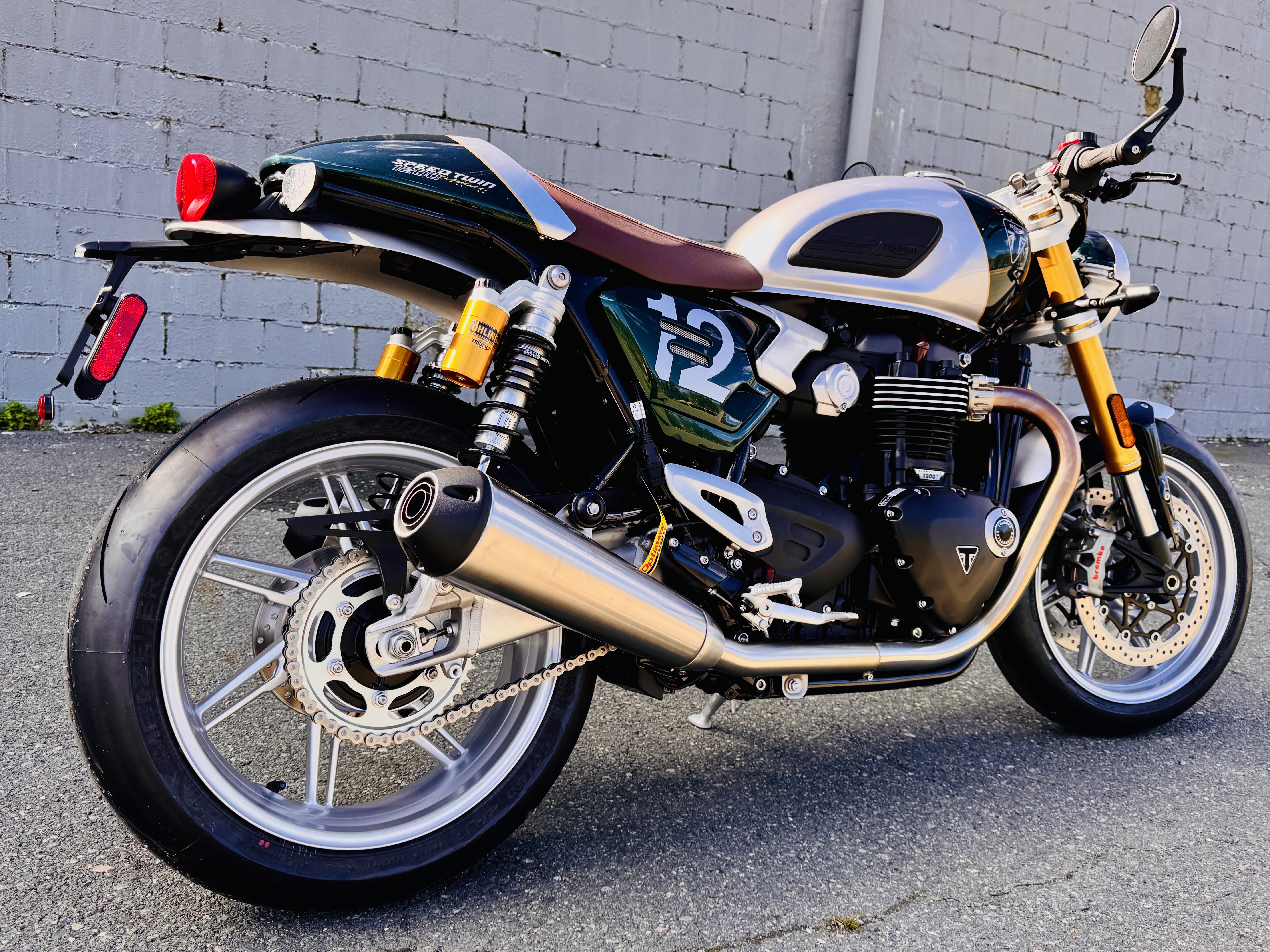 New 2027 Triumph Speed Twin 1200 Cafe Racer Edition Aluminium