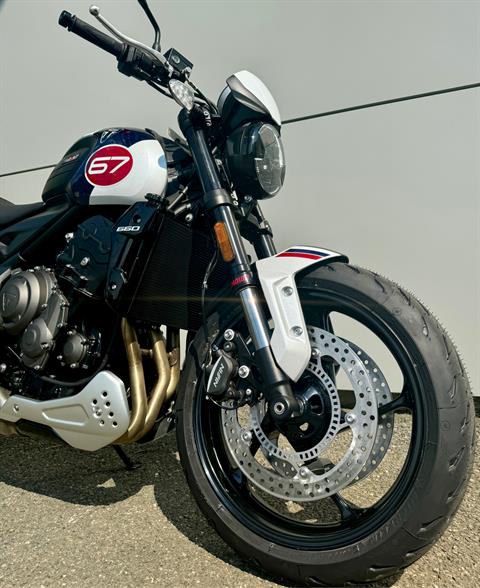 2025 Triumph Trident 660 Triple Tribute Edition in Foxboro, Massachusetts - Photo 14