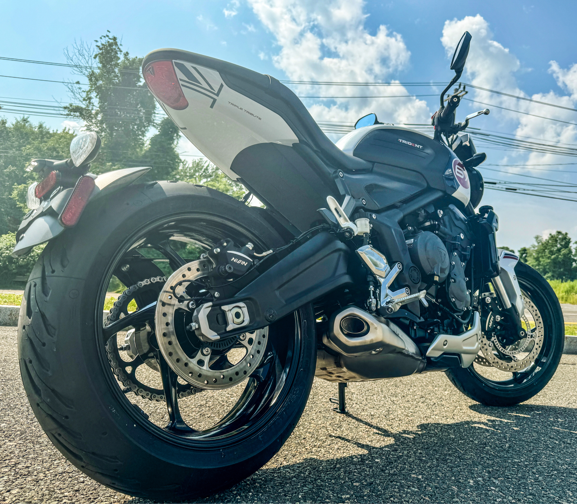 2025 Triumph Trident 660 Triple Tribute Edition in Foxboro, Massachusetts - Photo 24