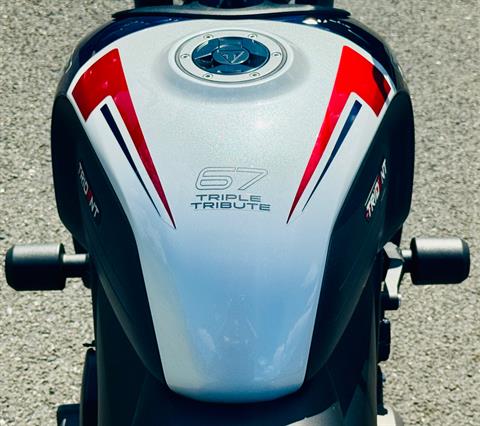 2025 Triumph Trident 660 Triple Tribute Edition in Foxboro, Massachusetts - Photo 8
