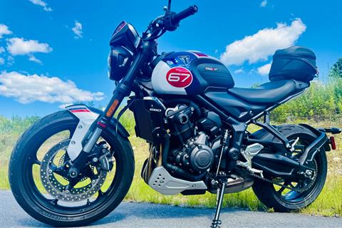2025 Triumph Trident 660 Triple Tribute Edition in Foxboro, Massachusetts - Photo 1