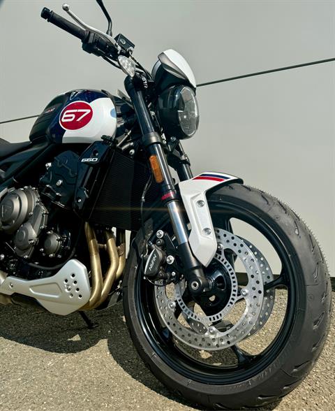 2025 Triumph Trident 660 Triple Tribute Edition in Foxboro, Massachusetts - Photo 16