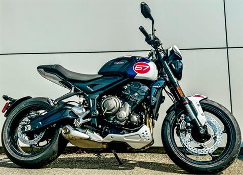 2025 Triumph Trident 660 Triple Tribute Edition in Foxboro, Massachusetts