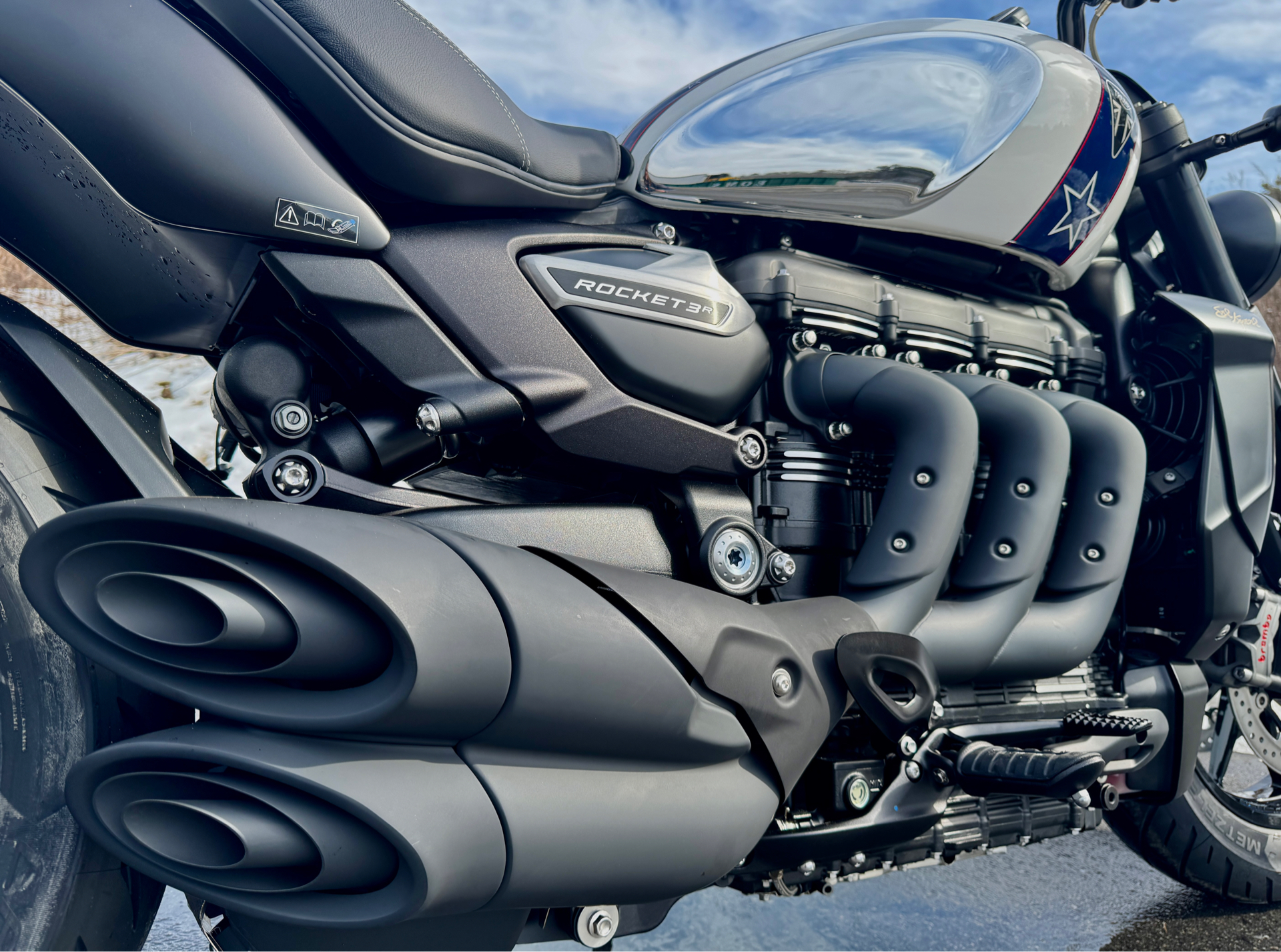 2025 Triumph Rocket 3 Storm R Evel Knievel Limited Edition in Foxboro, Massachusetts - Photo 4