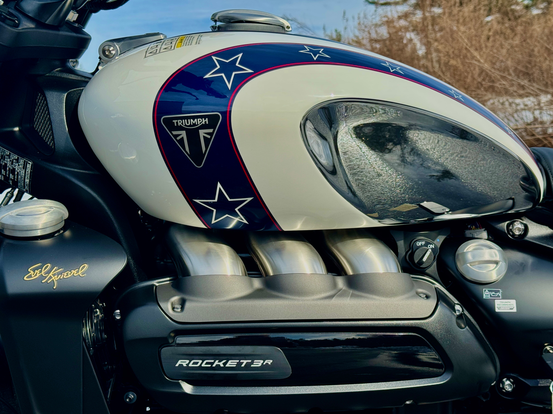 2025 Triumph Rocket 3 Storm R Evel Knievel Limited Edition in Foxboro, Massachusetts - Photo 21