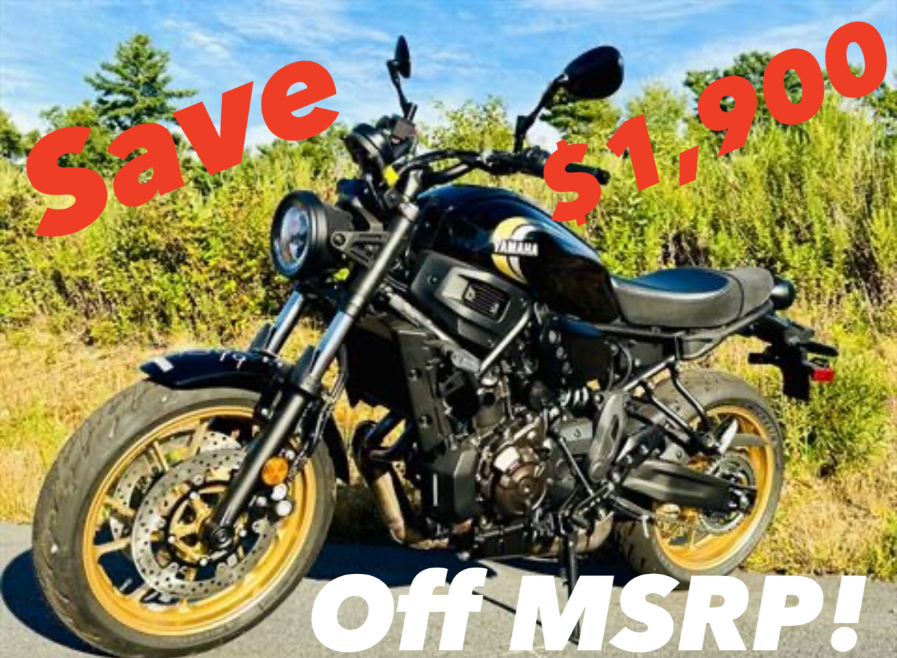 2024 Yamaha XSR700 in Foxboro, Massachusetts - Photo 1