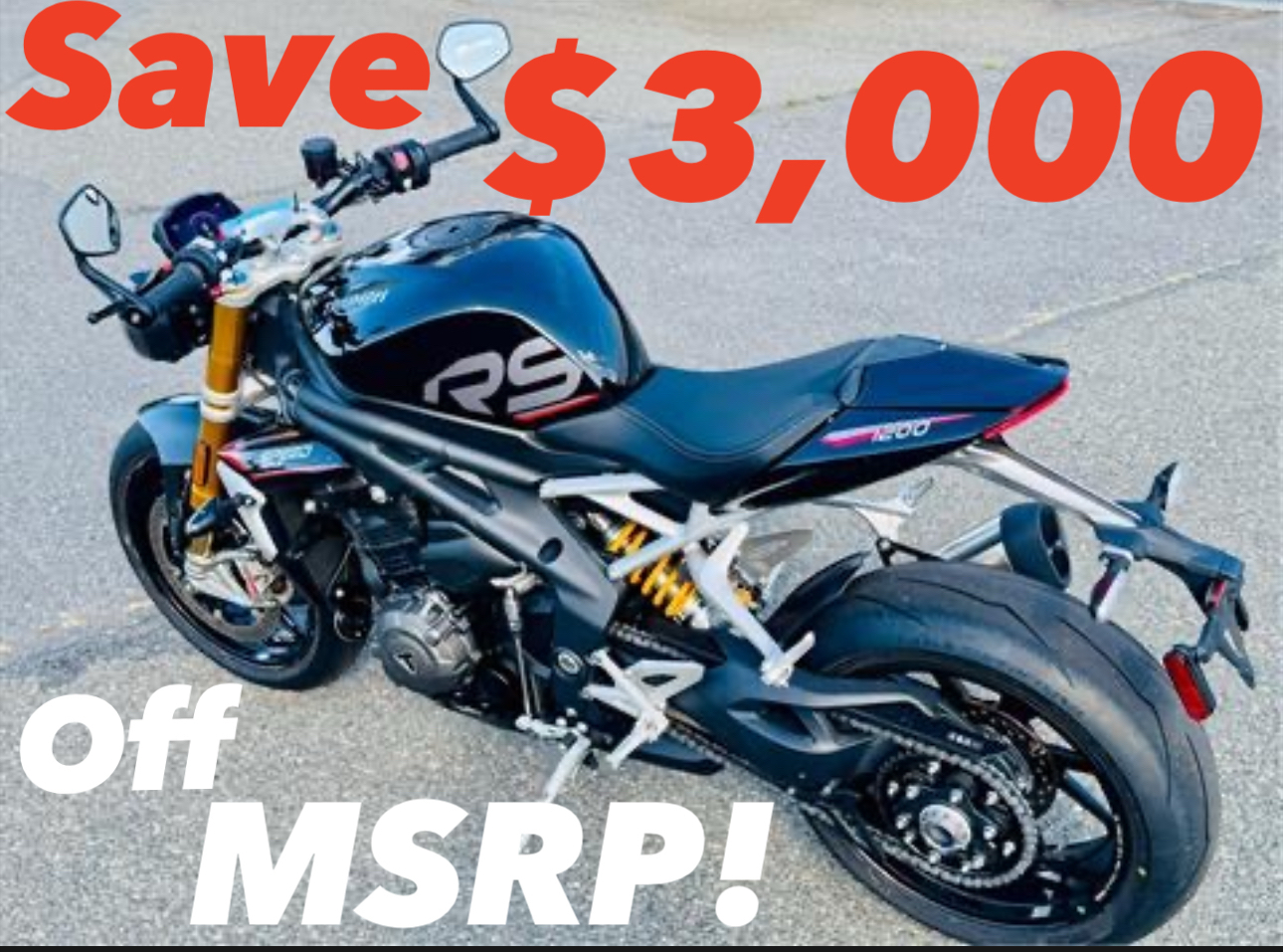 2024 Triumph Speed Triple 1200 RS in Foxboro, Massachusetts - Photo 1