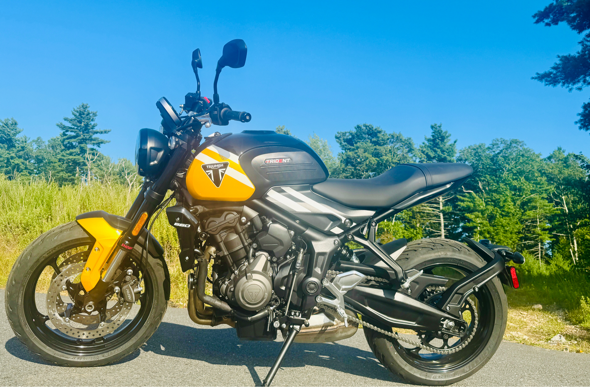 2025 Triumph Trident 660 in Foxboro, Massachusetts - Photo 17