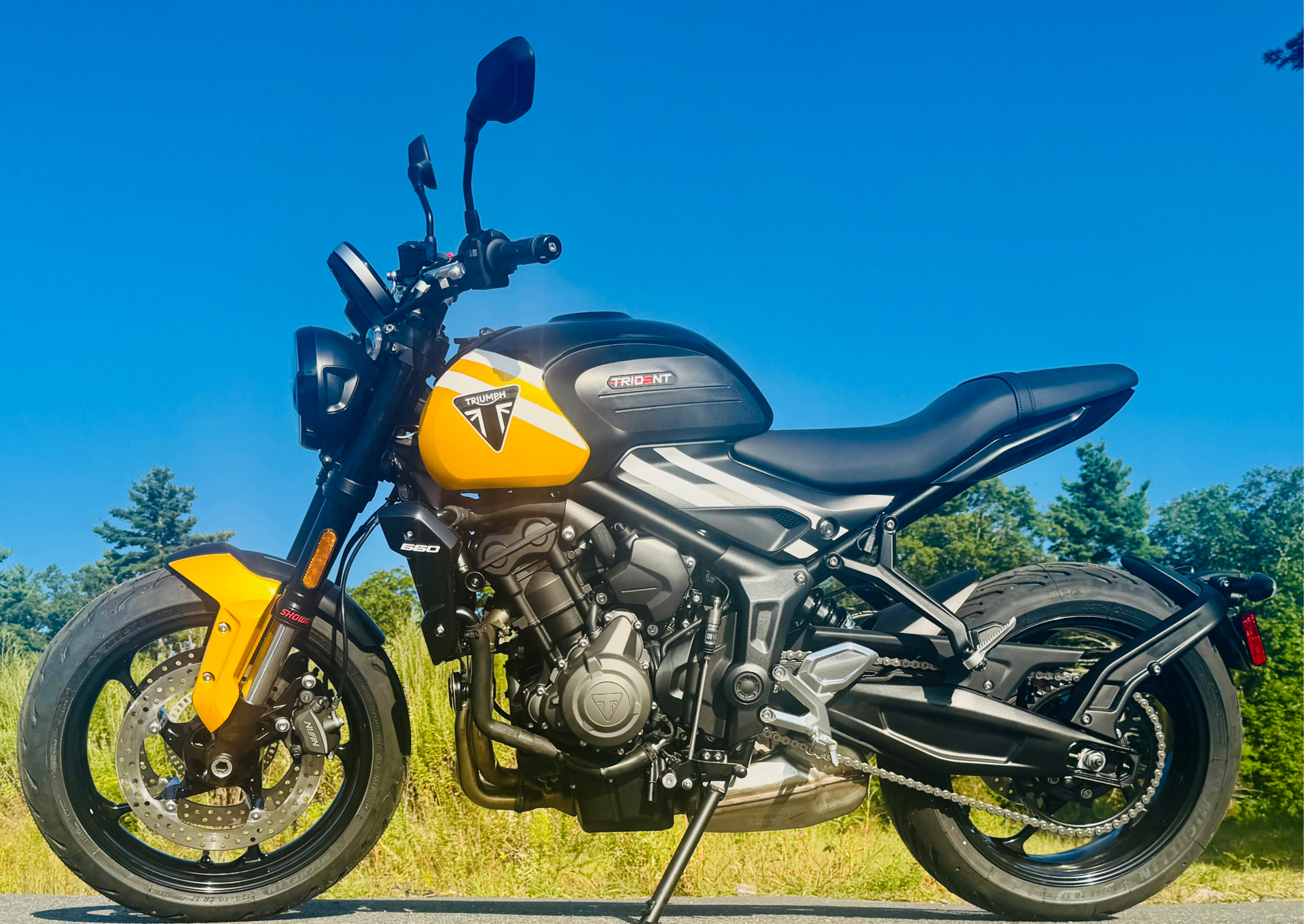 2025 Triumph Trident 660 in Foxboro, Massachusetts - Photo 1