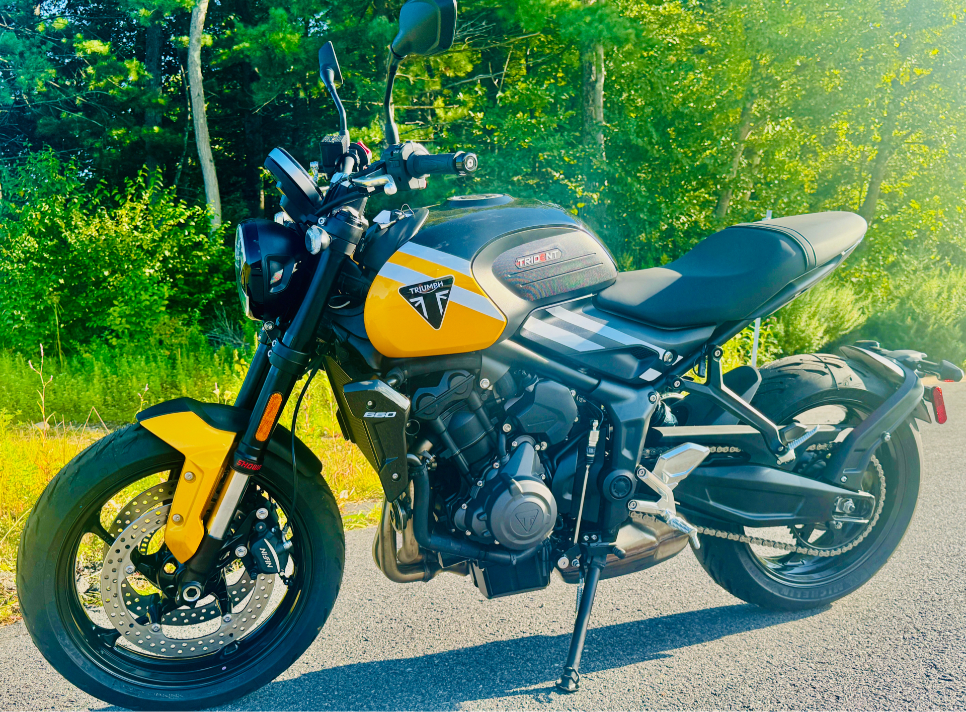 2025 Triumph Trident 660 in Foxboro, Massachusetts - Photo 21