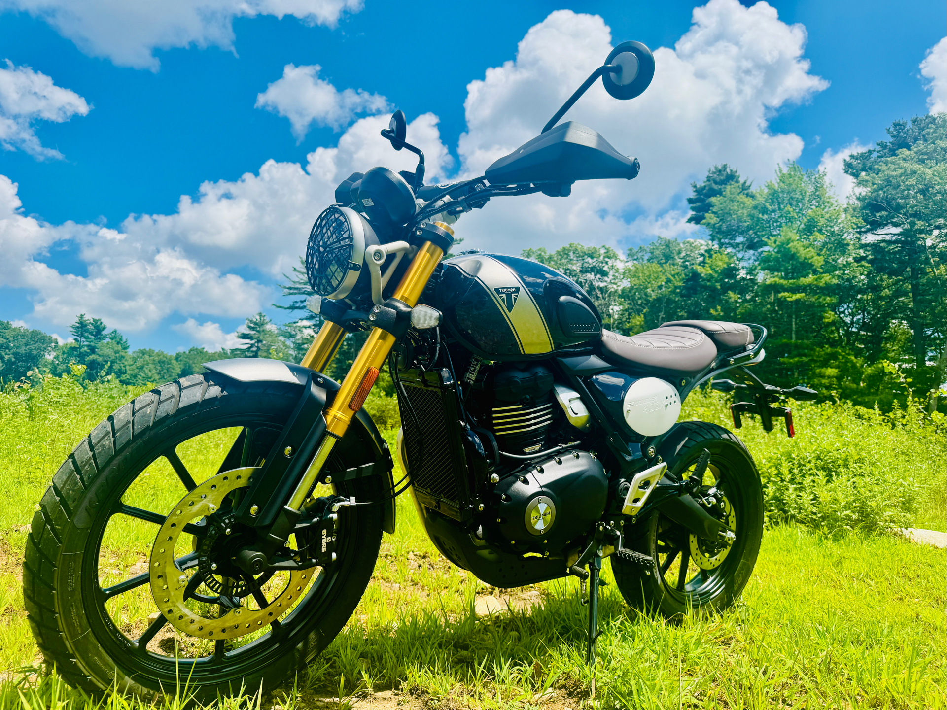 2025 Triumph Scrambler 400 X in Foxboro, Massachusetts - Photo 9