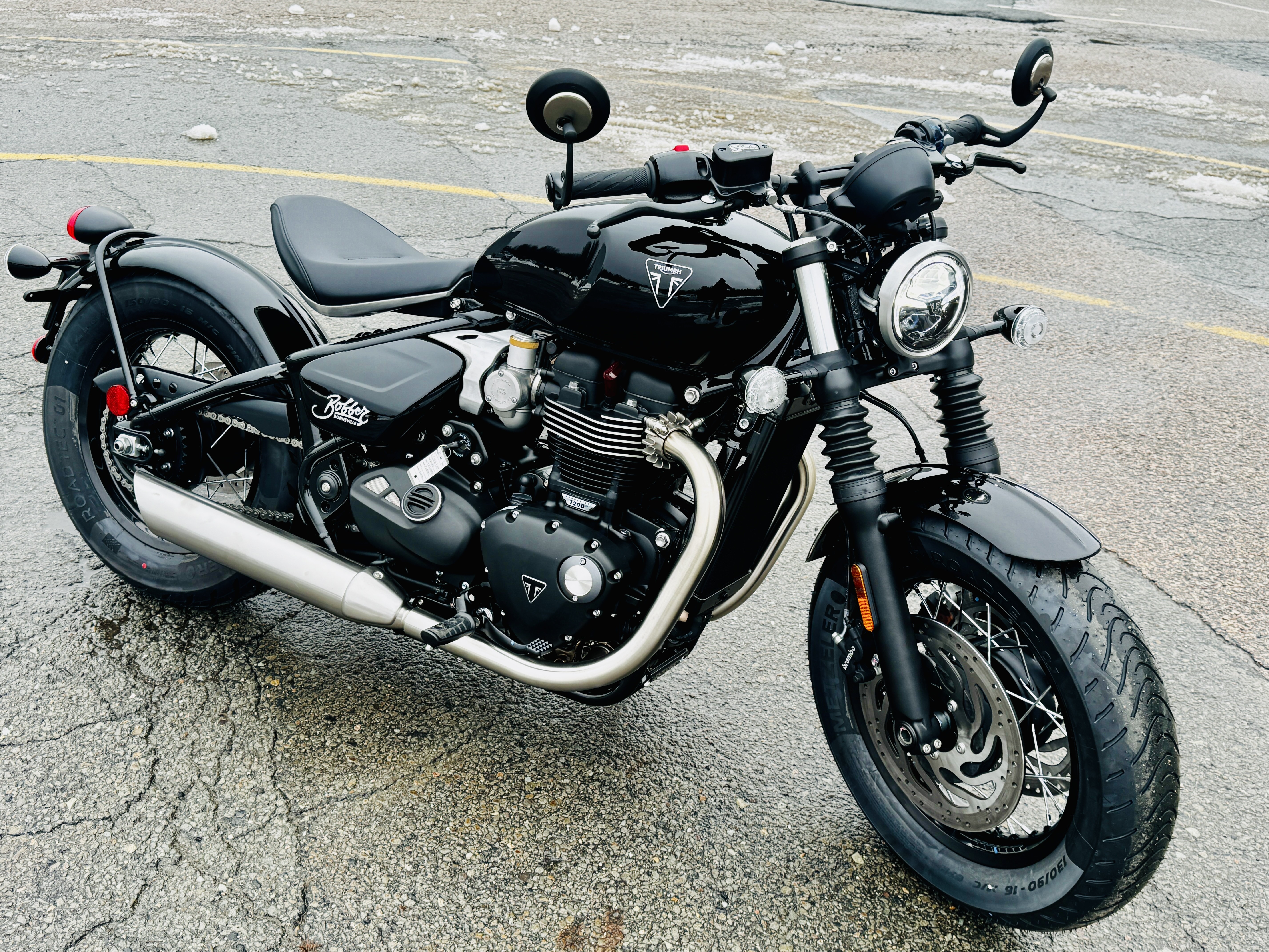 New 2026 Triumph Bonneville Bobber Jet Black Motorcycles For Sale