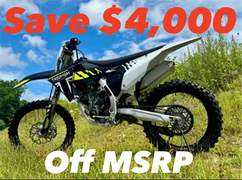 2024 Triumph TF 250-X in Foxboro, Massachusetts - Photo 1
