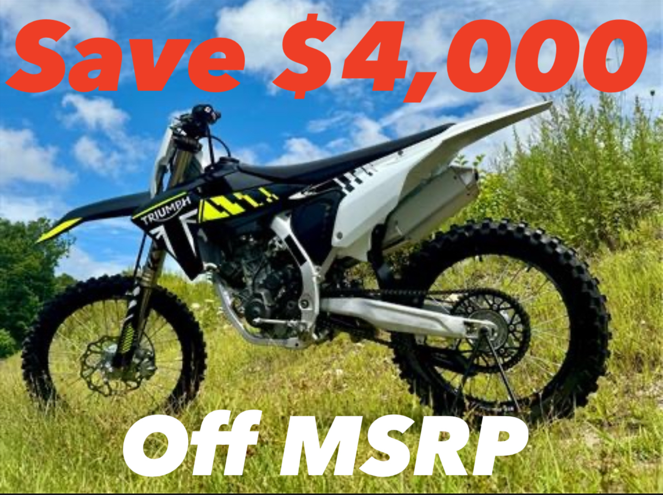 2024 Triumph TF 250-X in Foxboro, Massachusetts - Photo 1