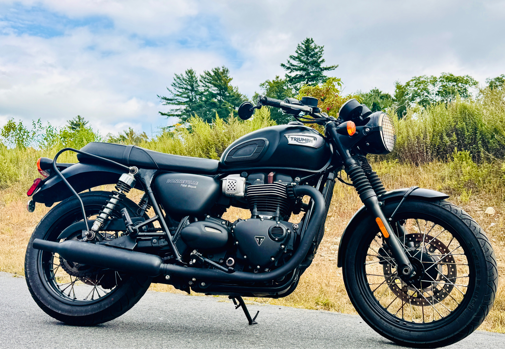 2017 Triumph Bonneville T100 Black in Foxboro, Massachusetts - Photo 13