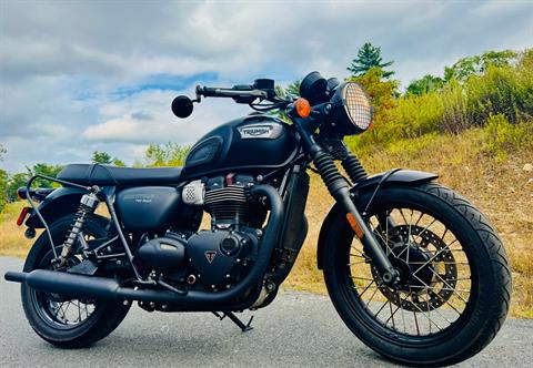 2017 Triumph Bonneville T100 Black in Foxboro, Massachusetts - Photo 1
