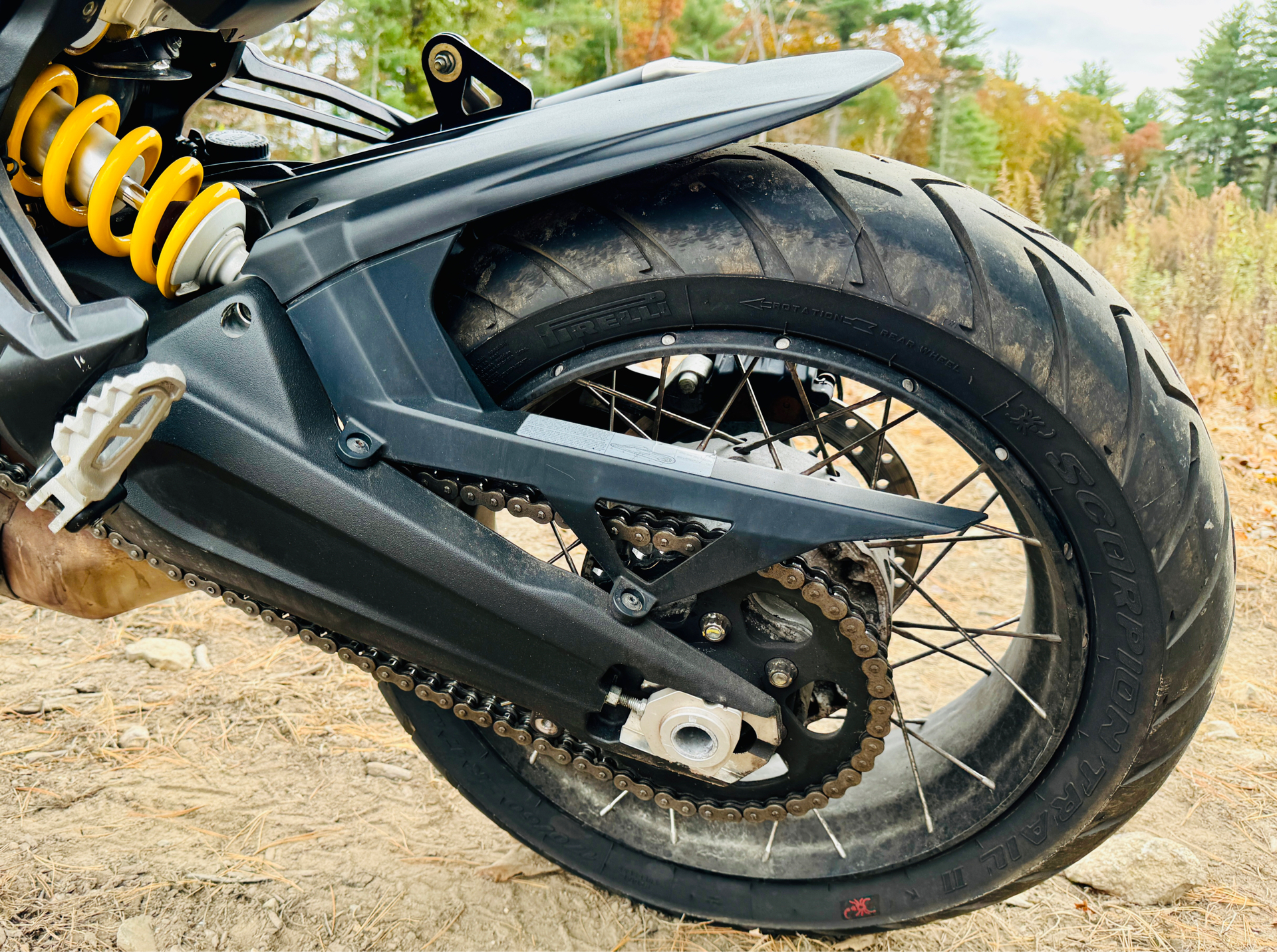 2020 Ducati Multistrada 950 S Spoked Wheel in Foxboro, Massachusetts - Photo 10