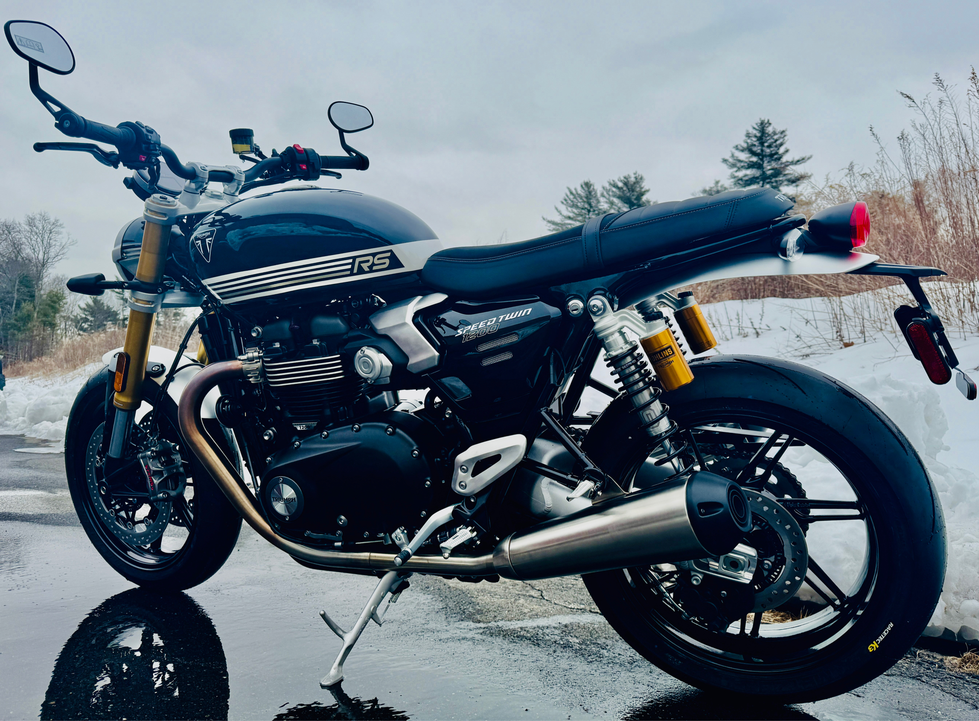 2025 Triumph Speed Twin 1200 RS in Foxboro, Massachusetts - Photo 1