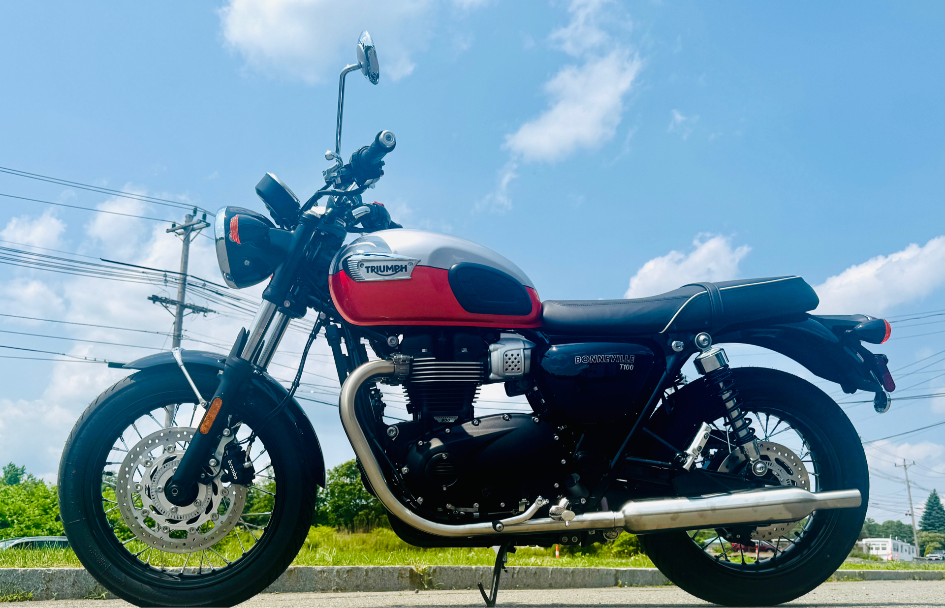 2025 Triumph Bonneville T100 in Foxboro, Massachusetts - Photo 1