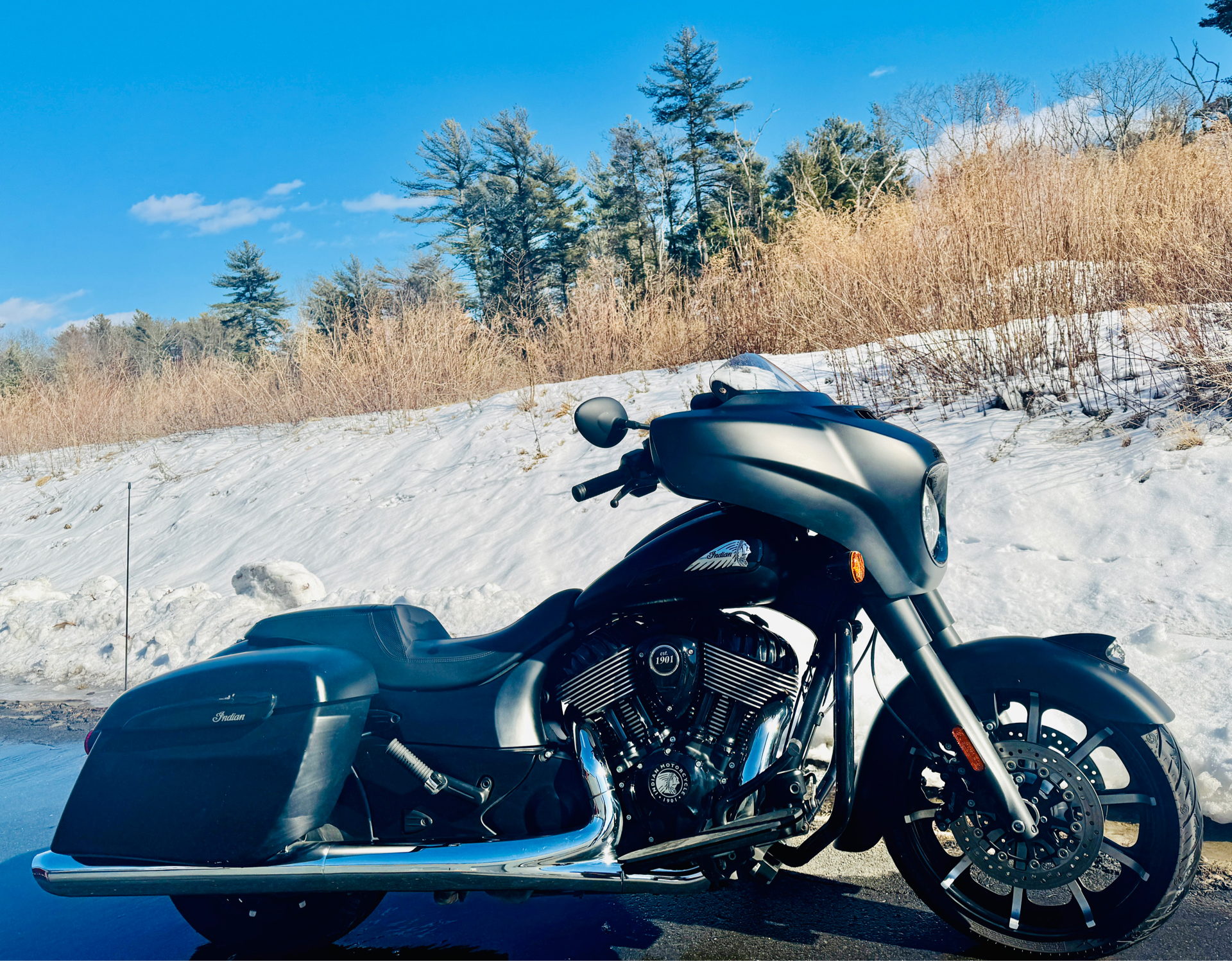 2022 Indian Motorcycle Chieftain® Dark Horse® in Foxboro, Massachusetts - Photo 7