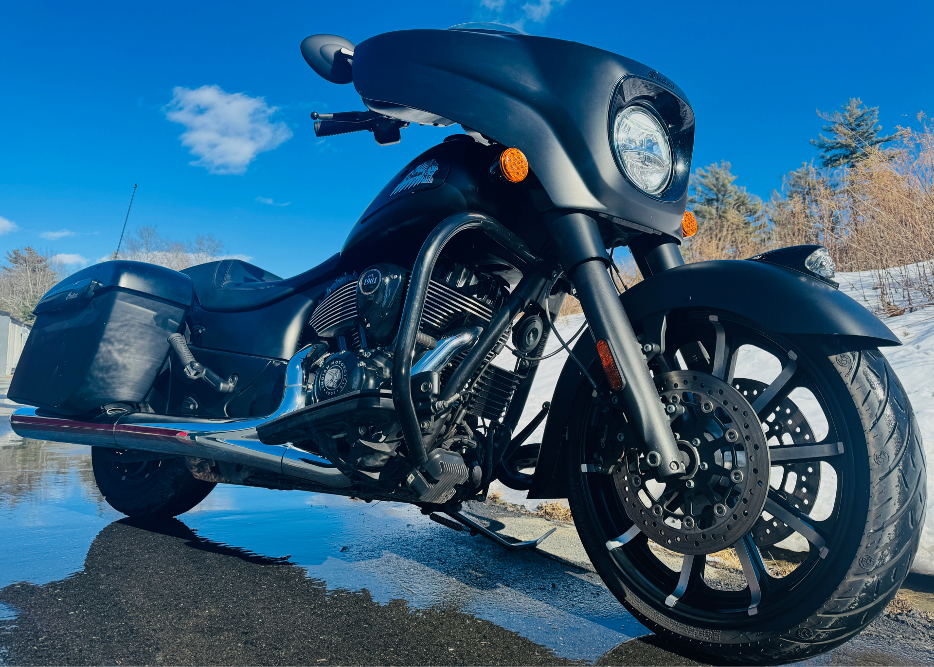 2022 Indian Motorcycle Chieftain® Dark Horse® in Foxboro, Massachusetts - Photo 1