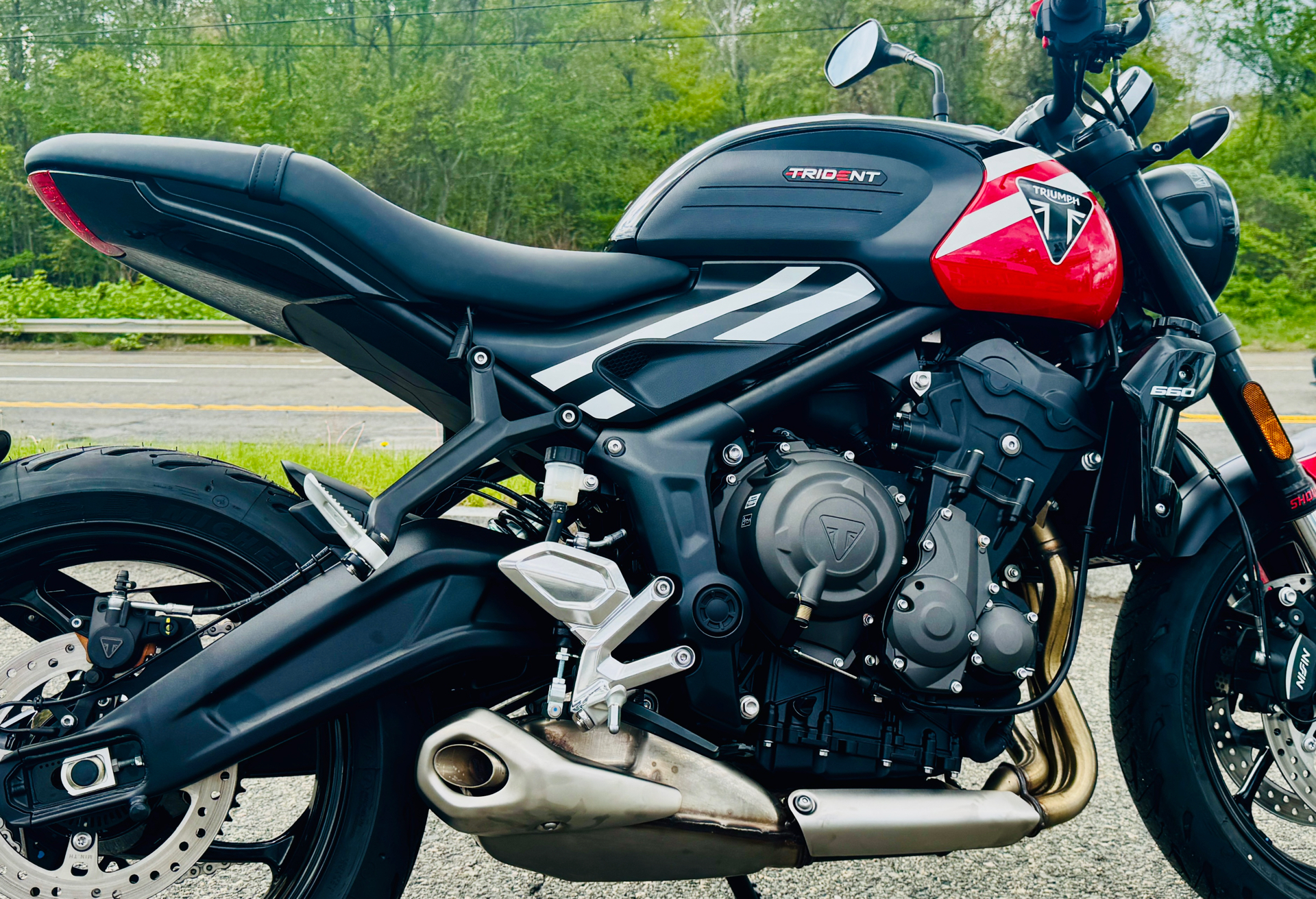 2025 Triumph Trident 660 in Foxboro, Massachusetts - Photo 22