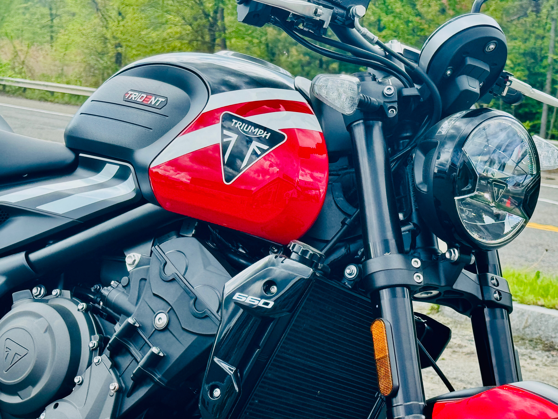 2025 Triumph Trident 660 in Foxboro, Massachusetts - Photo 14