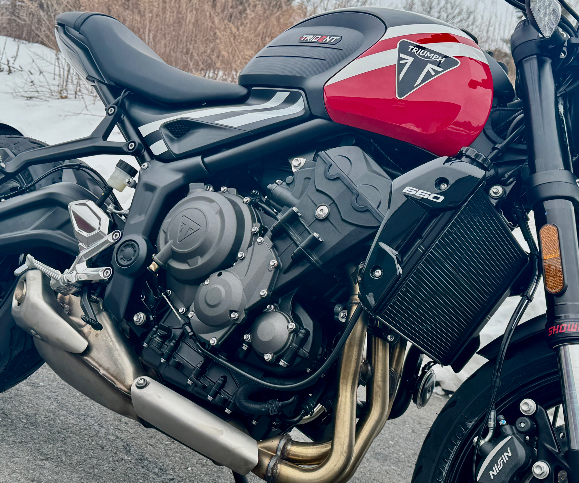2025 Triumph Trident 660 in Foxboro, Massachusetts - Photo 8
