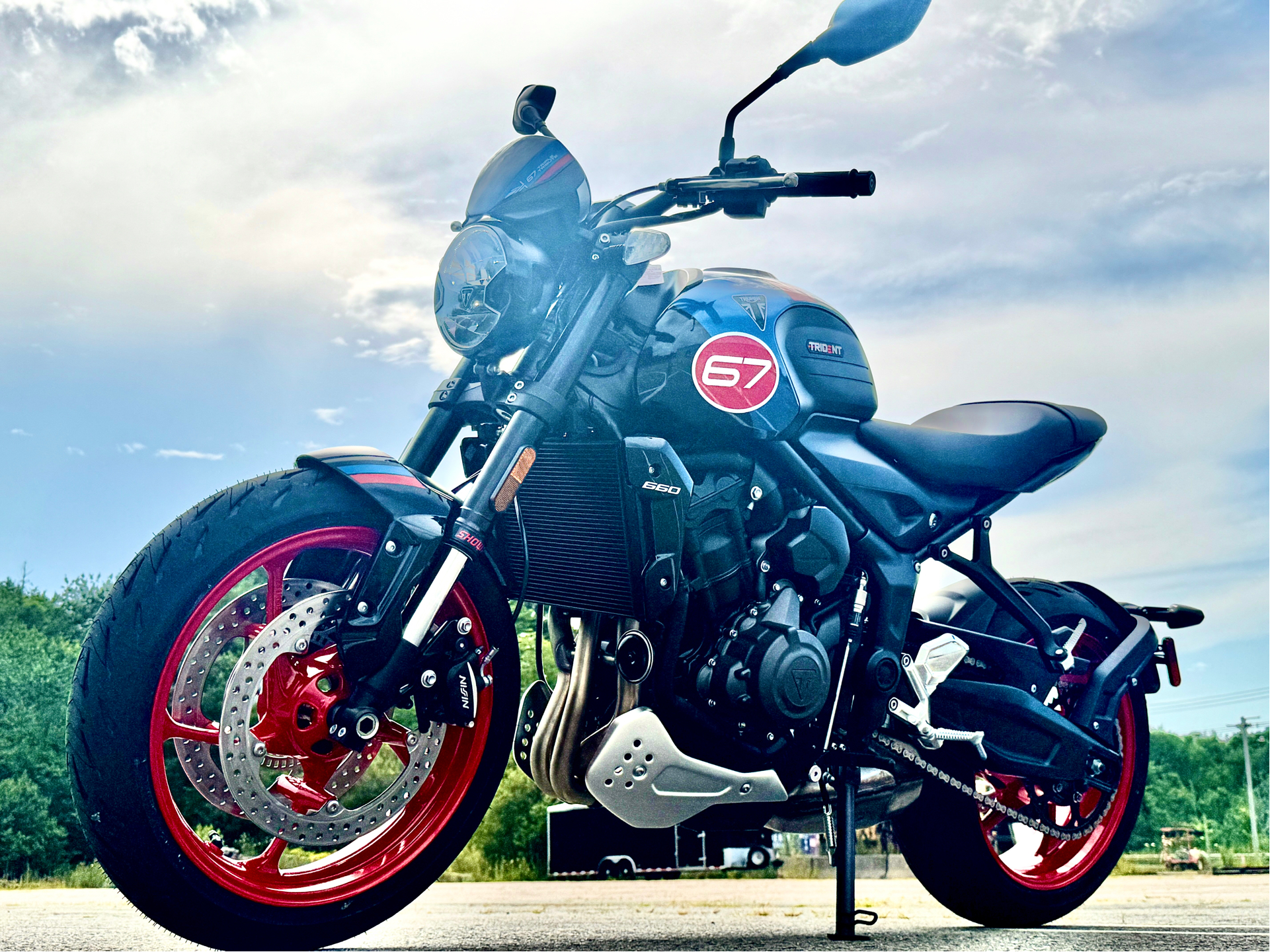 2026 Triumph Trident 660 Triple Tribute Edition in Foxboro, Massachusetts - Photo 23