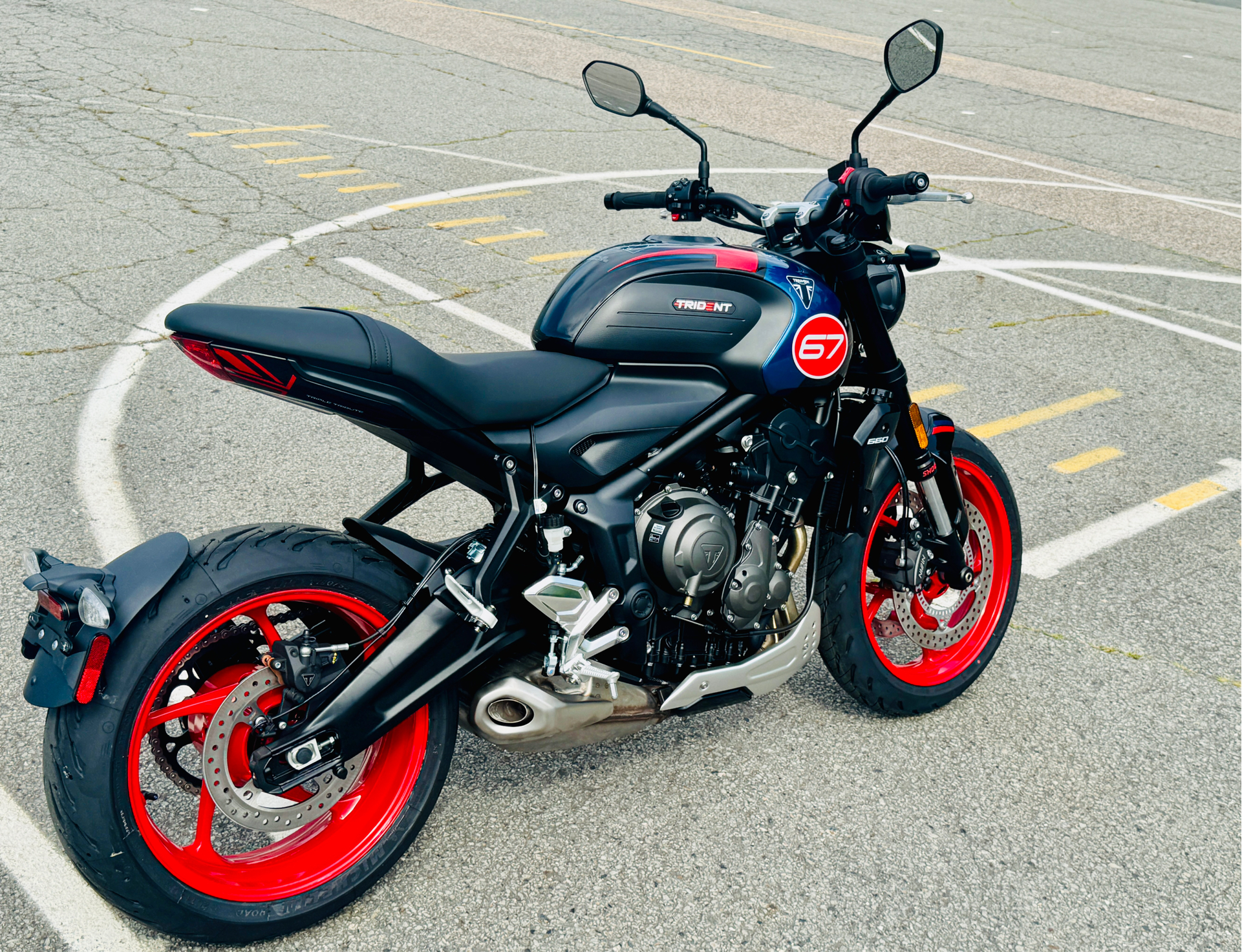 2026 Triumph Trident 660 Triple Tribute Edition in Foxboro, Massachusetts - Photo 17