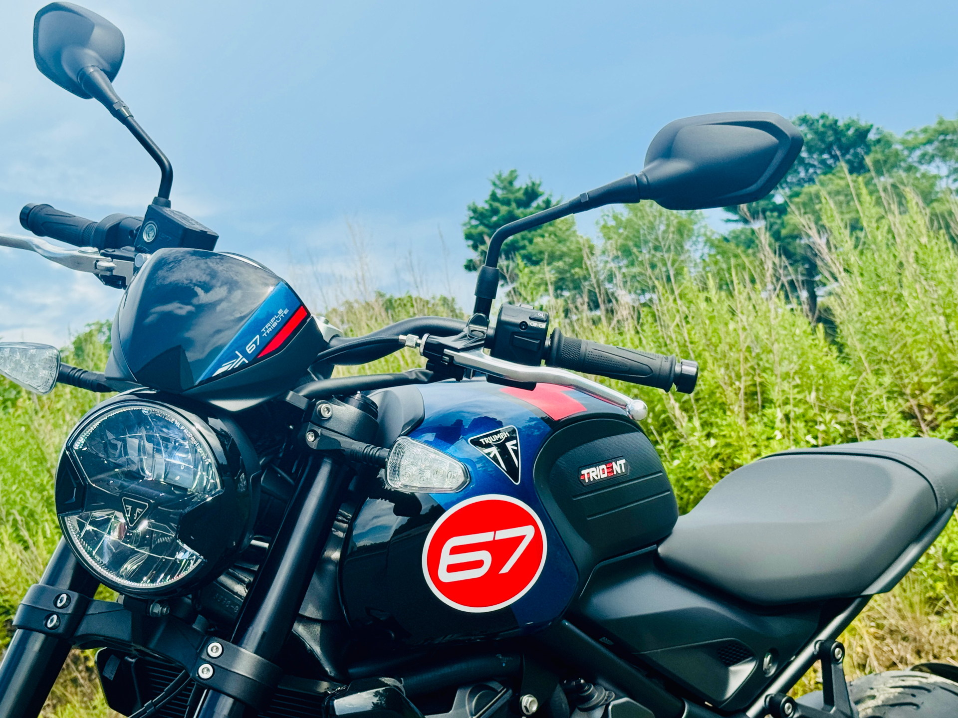 2026 Triumph Trident 660 Triple Tribute Edition in Foxboro, Massachusetts - Photo 6