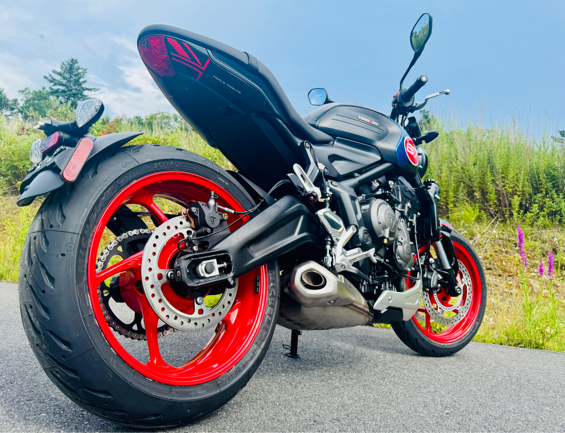 2026 Triumph Trident 660 Triple Tribute Edition in Foxboro, Massachusetts - Photo 9