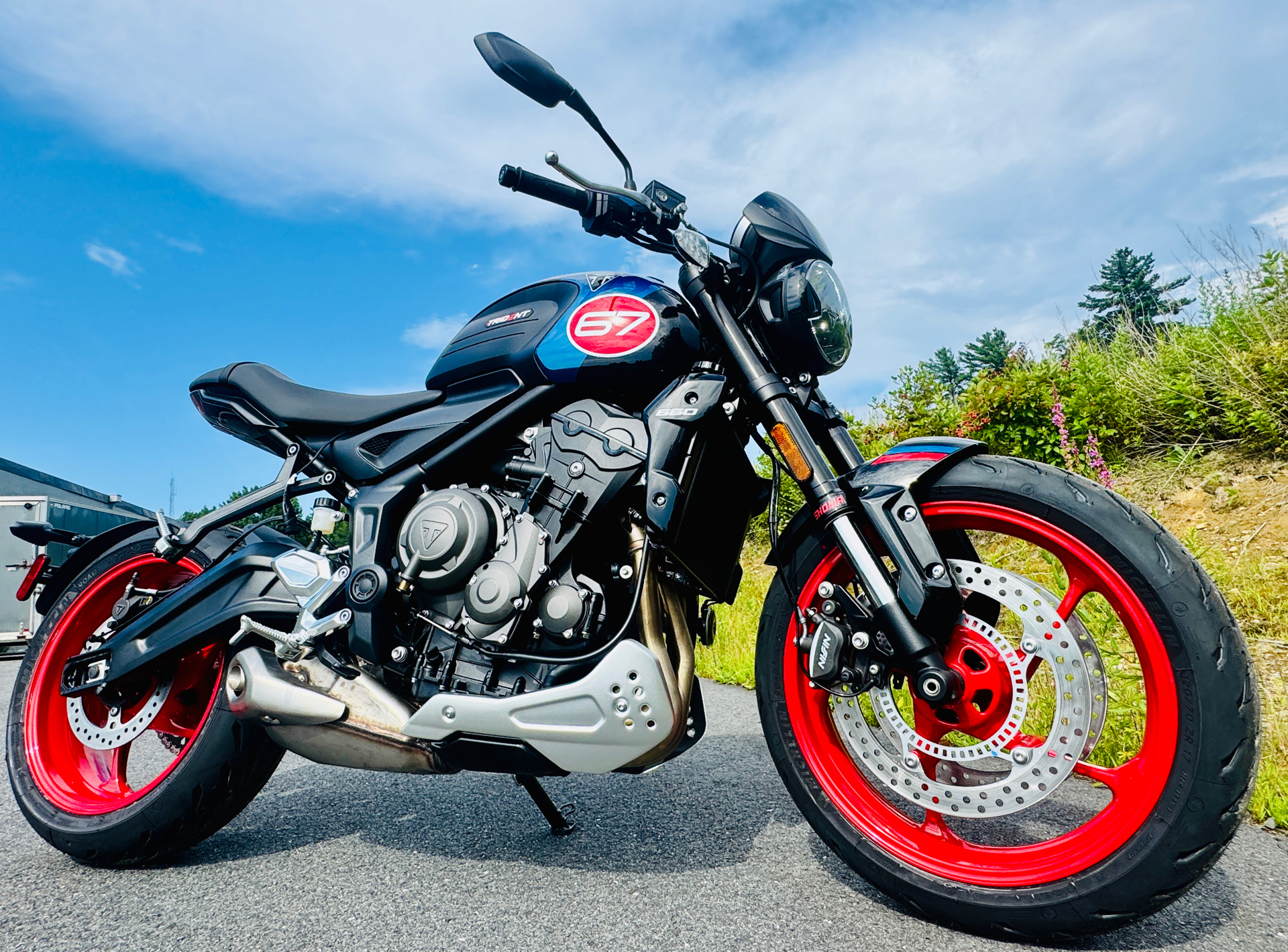 2026 Triumph Trident 660 Triple Tribute Edition in Foxboro, Massachusetts - Photo 13