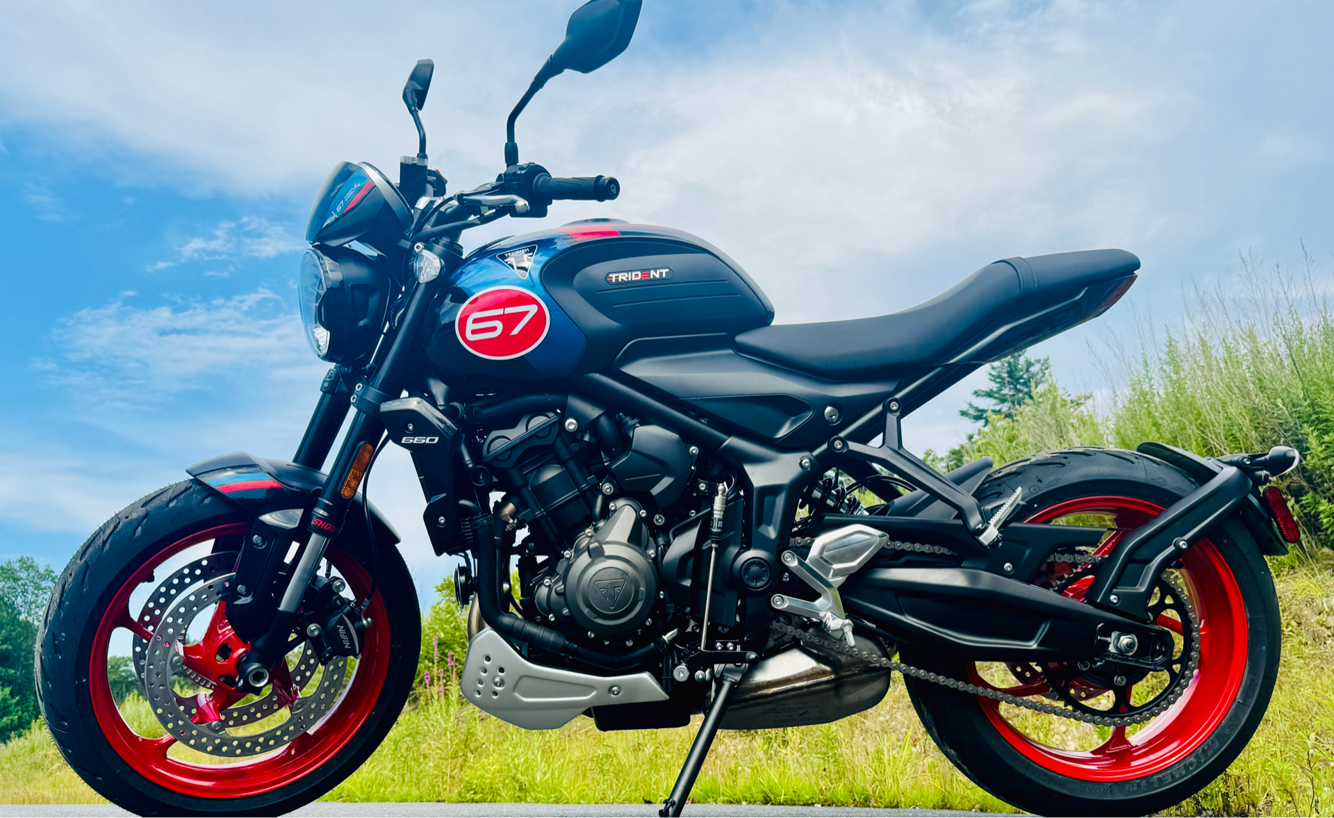 2026 Triumph Trident 660 Triple Tribute Edition in Foxboro, Massachusetts - Photo 15