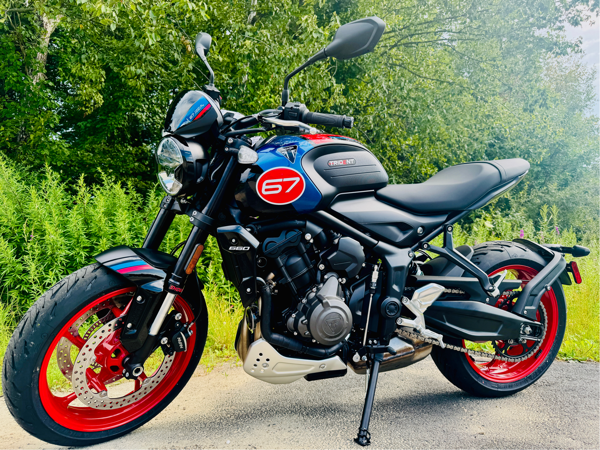 2026 Triumph Trident 660 Triple Tribute Edition in Foxboro, Massachusetts - Photo 3