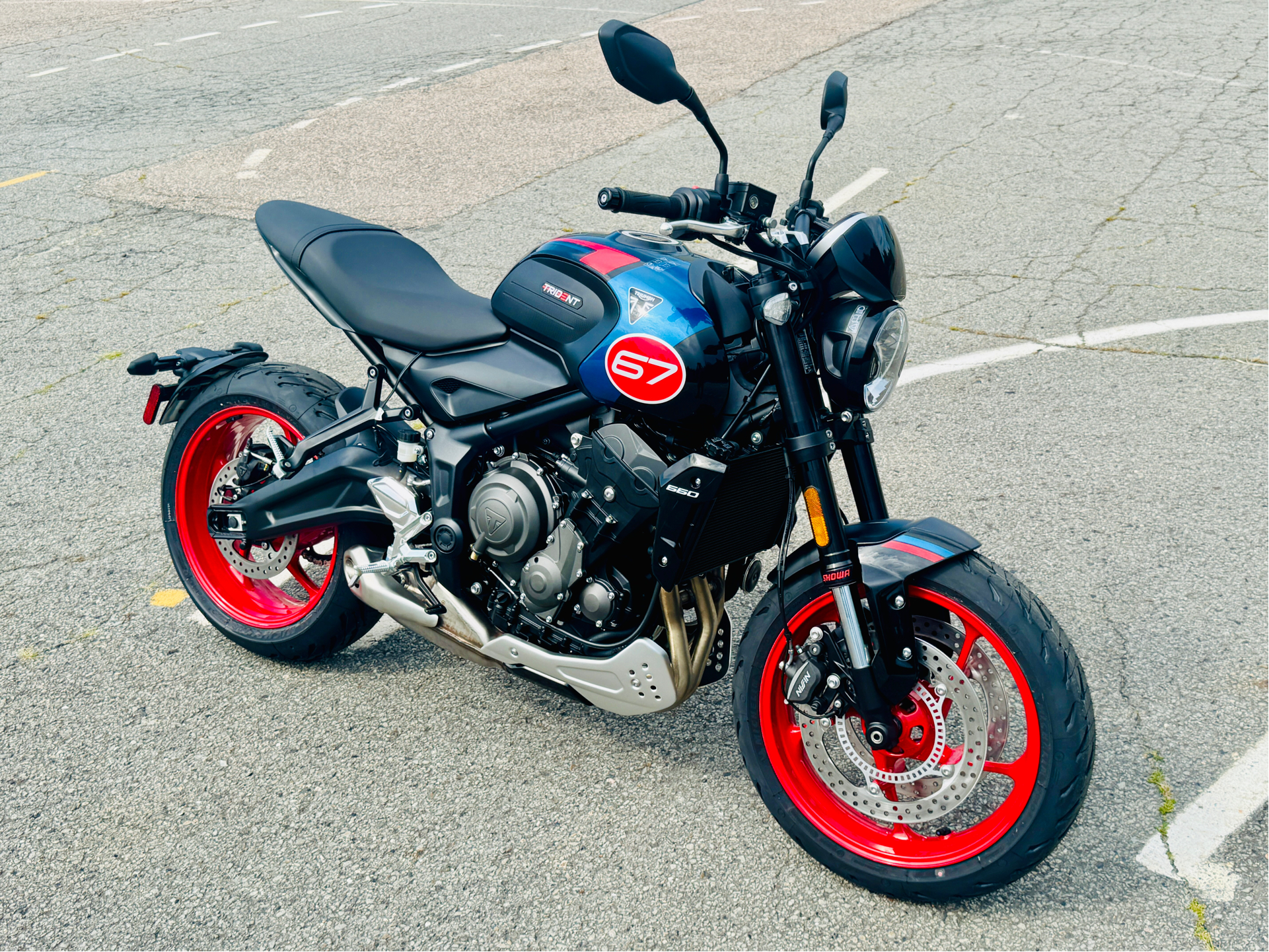 2026 Triumph Trident 660 Triple Tribute Edition in Foxboro, Massachusetts - Photo 19