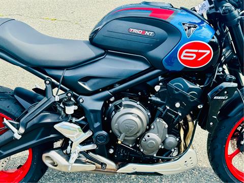 2026 Triumph Trident 660 Triple Tribute Edition in Foxboro, Massachusetts - Photo 10