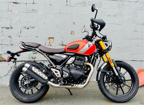 New 2026 Triumph Scrambler 400 X Baja Orange / Aluminium